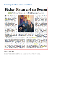 Thumbnail for Der Büchermarkt 2026 in der RNZ